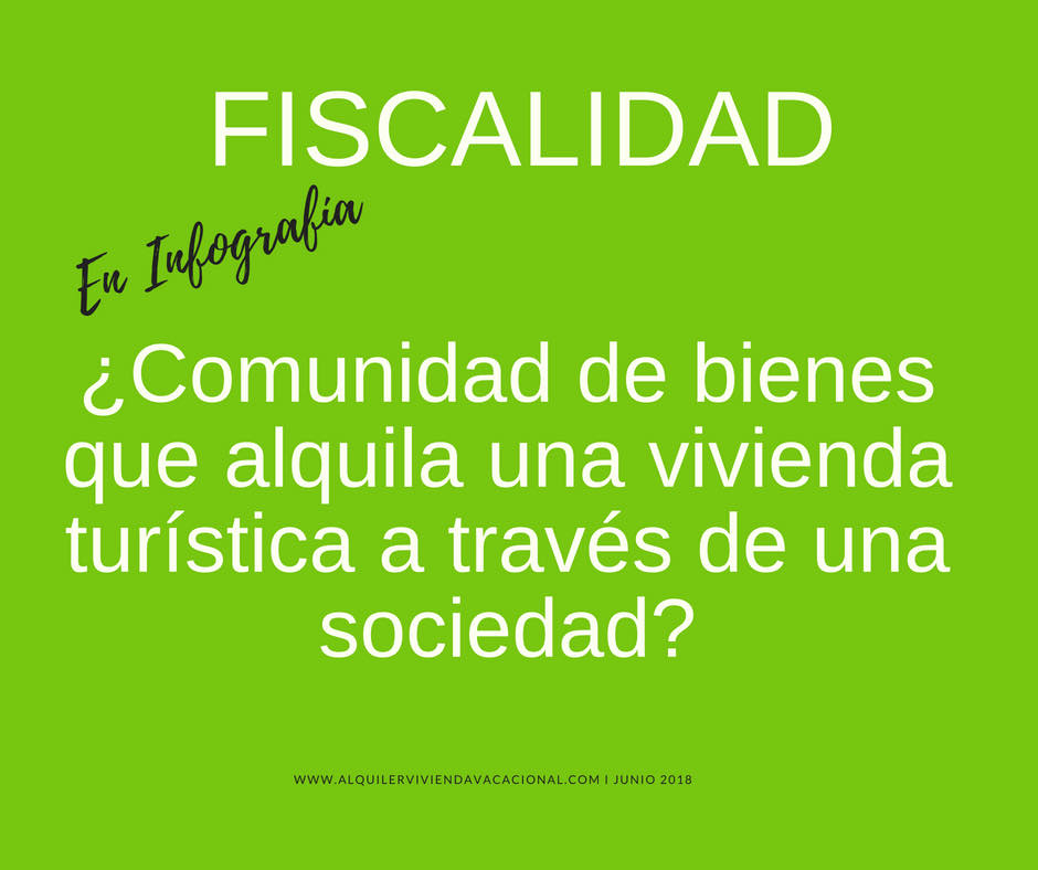 Fiscalidad Vivienda Turística en infografía